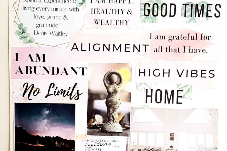 How to Create a Meaningful Vision Board for your Goals and Dreams - Passion  Writes Life
